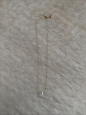Kozakh Dawn initial necklace
